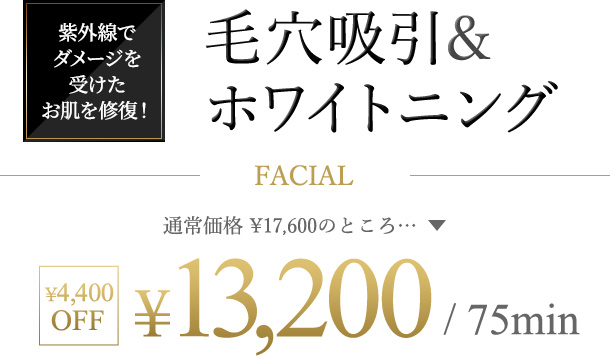 毛穴吸引&ホワイトニング