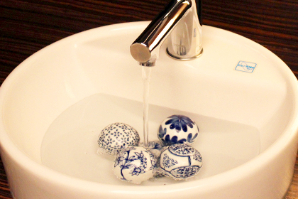 サロン内のお水は超軟水！